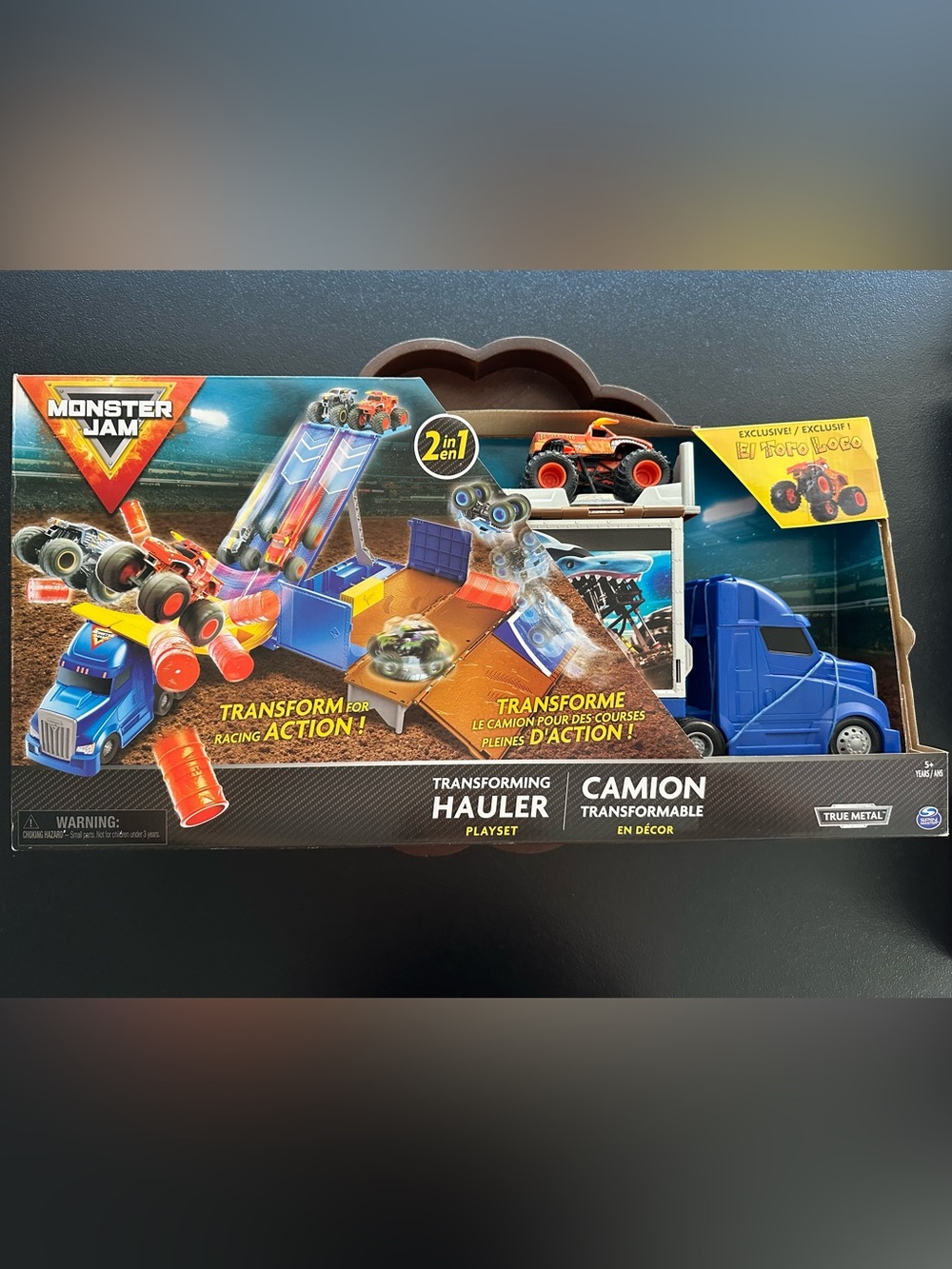 Monster Jam Transforming Hauler Playset